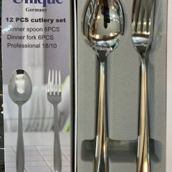 قاشق و چنگال استیل یونیک مدل ناخنی