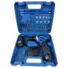 دریل پیچگوشتی شارژی 12 ولت دو باتری ویوارکس مدل VR12V-2A-BLUE