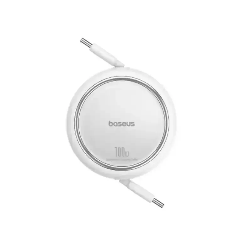 کابل فست شارژ جمع شونده Baseus Free2Draw Mini Type-C To Type-C 100W  طول 100 سانتی‌متر - Image 6