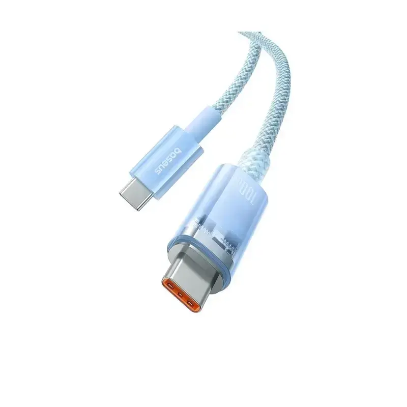 کابل شارژ Type-C to Type-C باسئوس مدل Explorer Series Smart Temperature با طول 2 متر 100 وات - Image 7