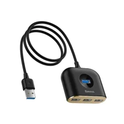 هاب 4 در 1 باسئوس مدل Baseus Square round 4 in 1 USB