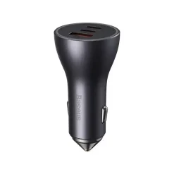 شارژر فندکی باسئوس مدل Golden Contactor Pro Car Charger U+C+C توان 65 وات