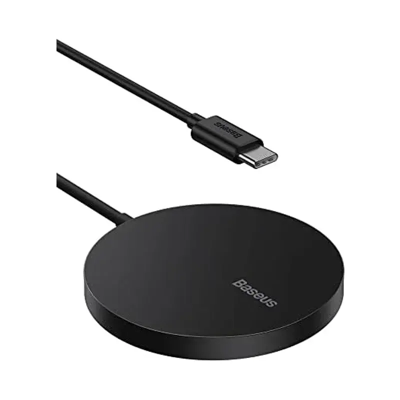 شارژر بیسیم باسئوس مدل Baseus Simple Mini3 Magnetic Wireless Charger 15W - Image 3