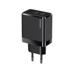 شارژر یوسمز مدل USAMS US-CC172 Gan Fast Charger  Dual Type-C Ports
