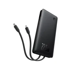 Alternative view of پاوربانک باسئوس مدل Airpow Lite Dual Cable 22.5w با ظرفیت 10000 میلی‌آمپرساعت