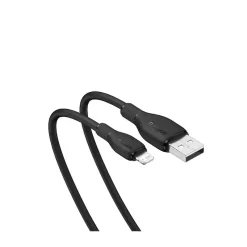 Alternative view of کابل شارژ USB to iP باسئوس مدل Pudding Series با طول 2 متر 2.4 آمپر