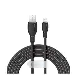 کابل شارژ USB to iP باسئوس مدل Pudding Series با طول 1.2 متر 2.4 آمپر