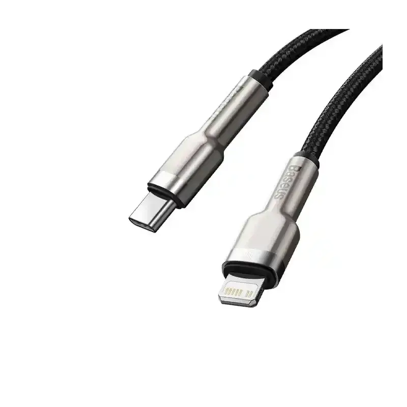 کابل شارژ Type-C to iP باسئوس مدل Cafule Series Metal با طول 2 متر 20 وات - Image 5