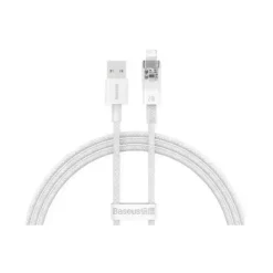 کابل شارژ USB to iP باسئوس مدل Explorer Series Smart Temperature Control با طول 1متر 2.4 آمپر