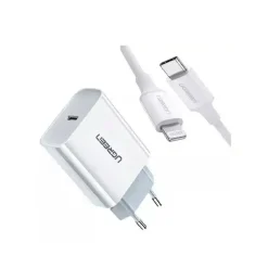 Alternative view of شارژر دیواری یوگرین مدل CD137 با توان 20 وات (به همراه کابل)