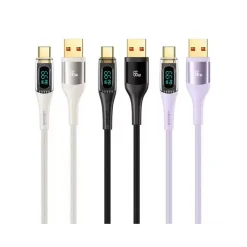 Alternative view of کابل شارژ USB to Type-C یوسمز مدل US-SJ592 با طول 1.2 متر توان 66 وات