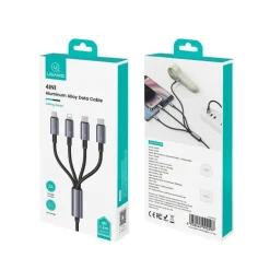Alternative view of کابل شارژ 4in1 یوسمز مدل US-SJ739 با طول 1.2 متر