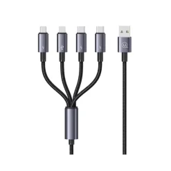 کابل شارژ 4in1 یوسمز مدل US-SJ739 با طول 1.2 متر