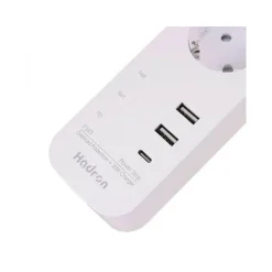 Alternative view of چندراهی برق هادرون مدل P343 کابل 1.8 متر با توان 30 وات
