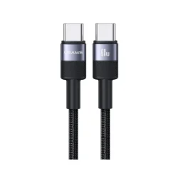 کابل شارژ USB-C to USB-C یوسمز مدل US-SJ724 با طول 1.2 متر توان 60 وات