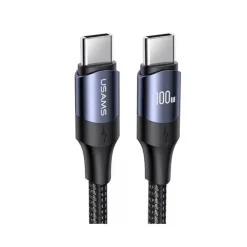 کابل شارژ USB-C to USB-C یوسمز مدل US-SJ526 با طول 3 متر توان 100 وات