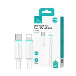 Alternative view of کابل شارژ USB-C to Lightning یوسمز مدل US-SJ735 با طول 1 متر توان 30 وات