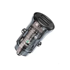 Alternative view of شارژر فندکی یوسمز مدل CC162 C31 Dual USB A+A Mini Car Charger
