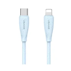 کابل شارژ USB-C to Lightning یوسمز مدل US-SJ717 با طول 1 متر توان 30 وات