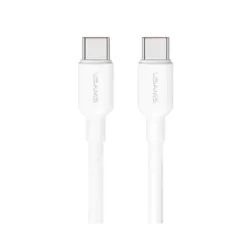 کابل شارژ USB-C to USB-C یوسمز مدل US-SJ625 با طول 50 سانتی‌متر توان 100 وات