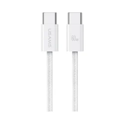 کابل شارژ USB-C to USB-C یوسمز مدل US-SJ656 با طول 1.2 متر توان 60 وات