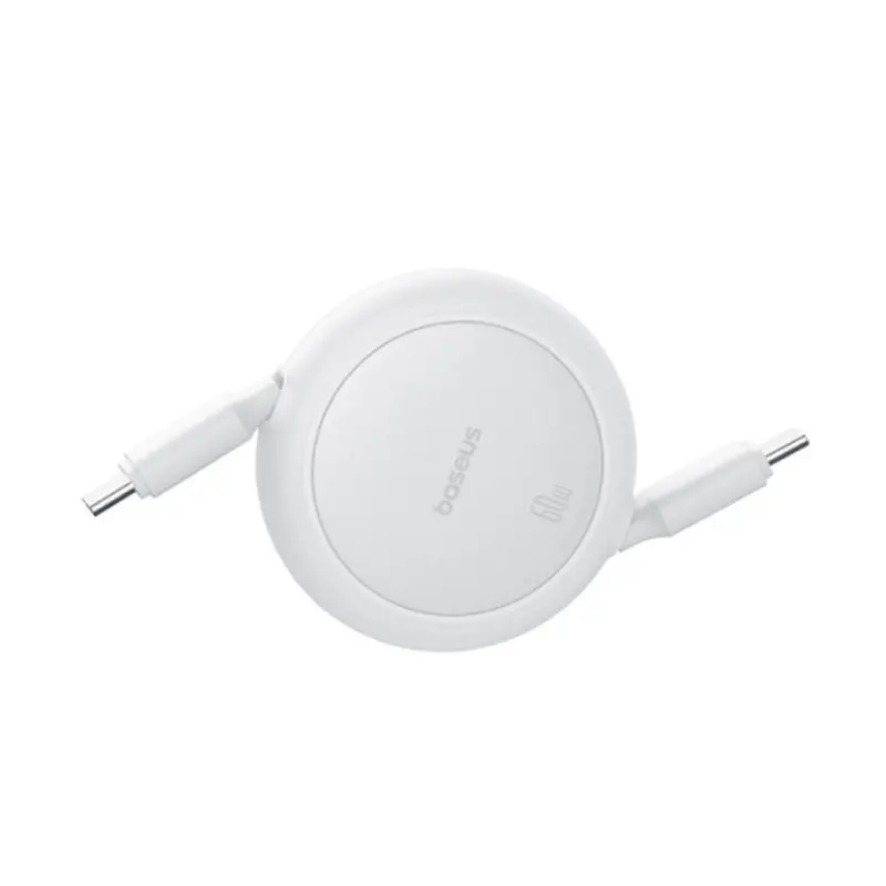 کابل فست شارژ جمع شونده Baseus Free2Pull Mini Type-C To Type-C 60W  طول 100 سانتی‌متر - Image 2