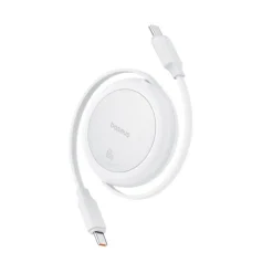 کابل فست شارژ جمع شونده Baseus Free2Pull Mini Type-C To Type-C 60W  طول 100 سانتی‌متر
