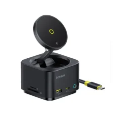Alternative view of شارژر بی‌سیم باسئوس مدل MagPro Series II 7-in-1 Wireless Charger 15W