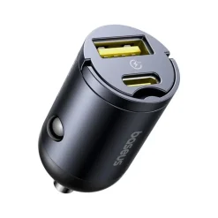 شارژر فندکی باسئوس مدل Tiny Star VCHXX-UC U+C توان 30 وات