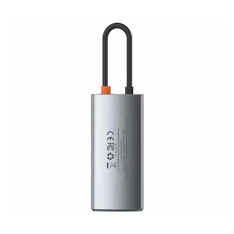 هاب 4 پورت باسئوس مدل Metal Gleam Series Type-C 4 in 1 - Image 2