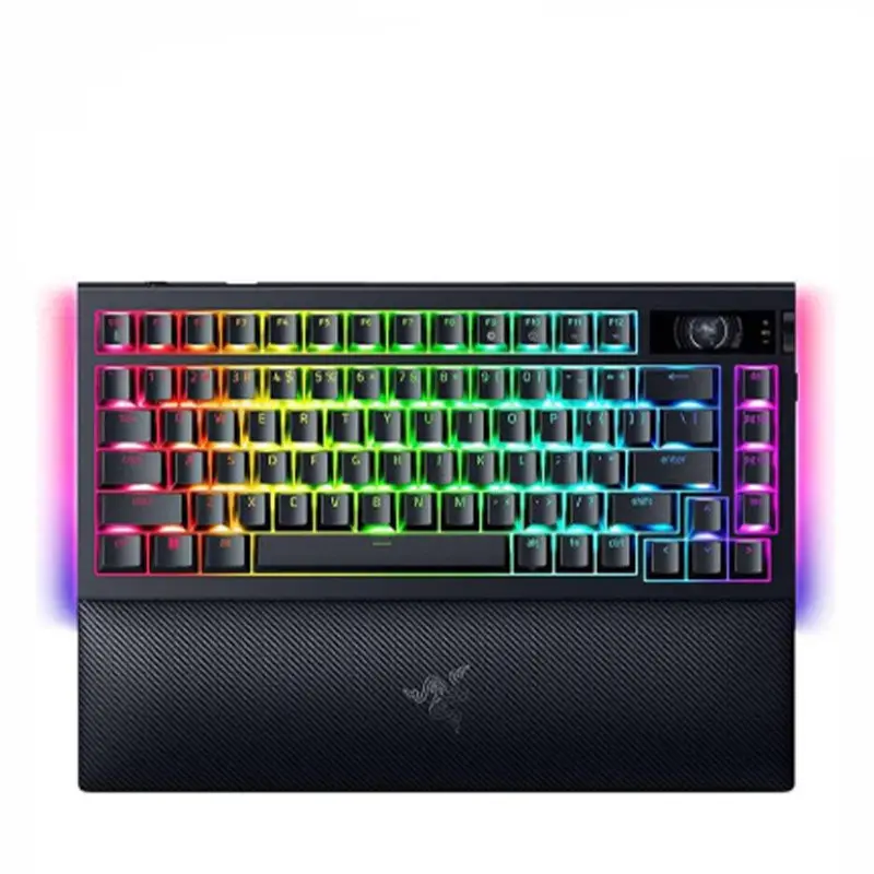 کیبورد بیسیم گیمینگ ریزر مدل BlackWidow V4 pro 75% Mechanical Switch