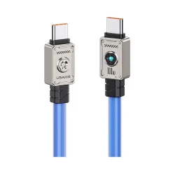 کابل شارژ USB-C to USB-C یوسمز مدل US-SJ684 با طول 1.2 متر توان 100 وات