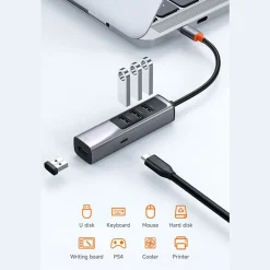 Alternative view of هاب 5 پورت USB-C مک دودو مدل HU-1120