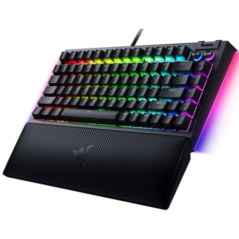 کیبورد بیسیم گیمینگ ریزر مدل BlackWidow V4 pro 75% Mechanical Switch - Image 2