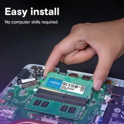 Alternative view of رم لپ‌تاپ DDR4-3200 کروشیال مدل SO-DIMM CL22 CB16 تک کاناله ظرفیت 16 گیگابایت