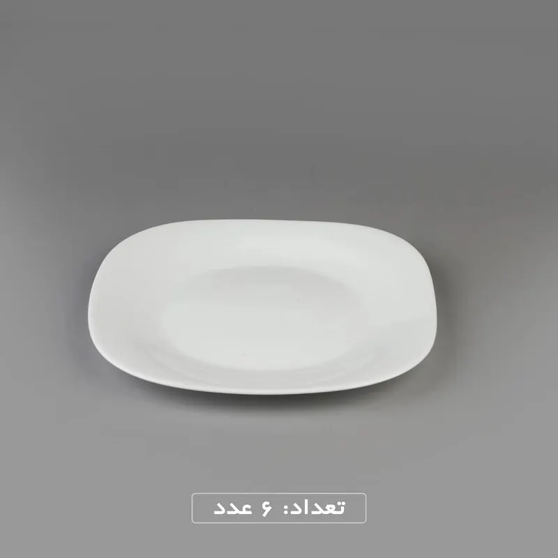 سرویس غداخوری 6 نفره 26 پارچه آرکوپال | سفید قالب مربع - Image 5