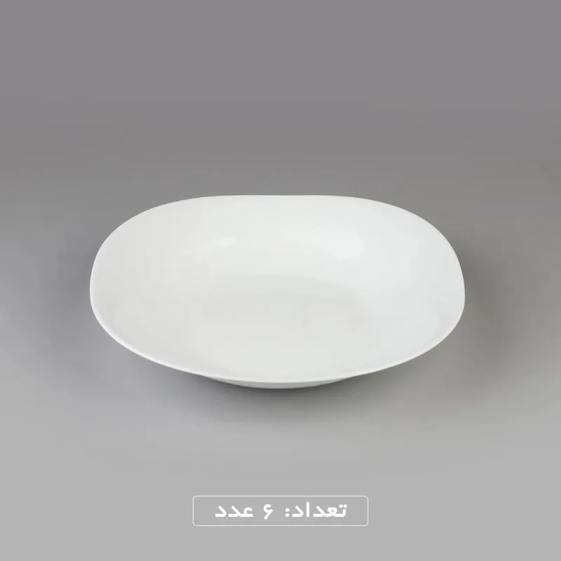 سرویس غداخوری 6 نفره 26 پارچه آرکوپال | سفید قالب مربع - Image 3