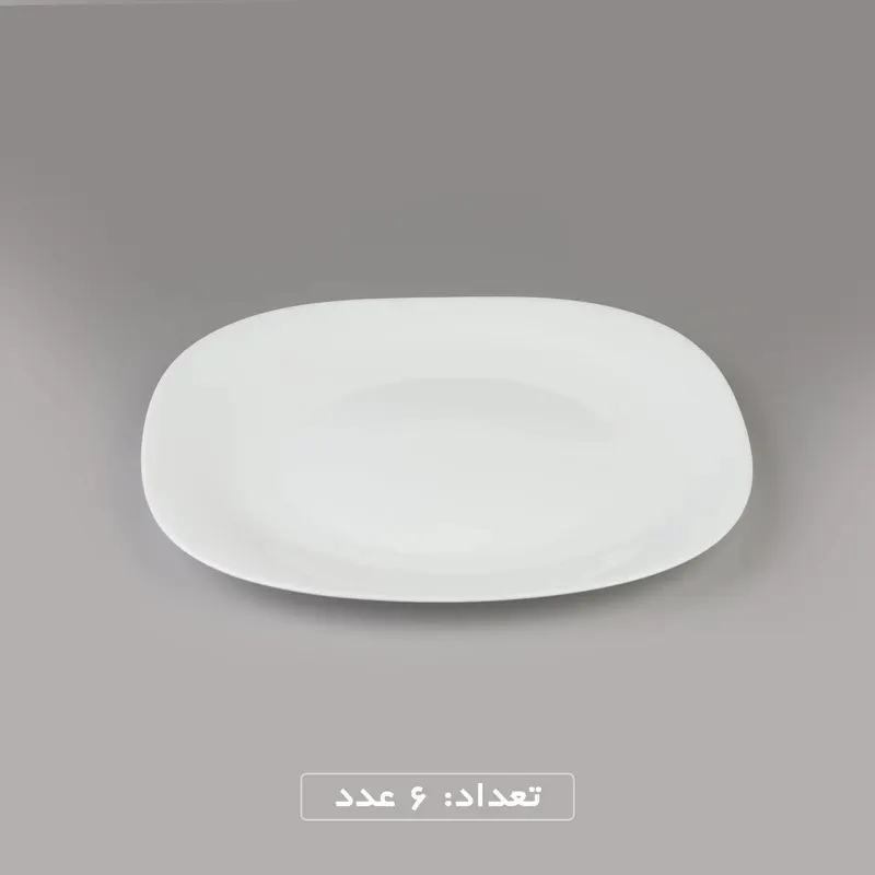 سرویس غداخوری 6 نفره 26 پارچه آرکوپال | سفید قالب مربع - Image 2