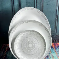 Alternative view of سرویس غذاخوری 6 نفره آرکوپال طرح دراگون طوسی